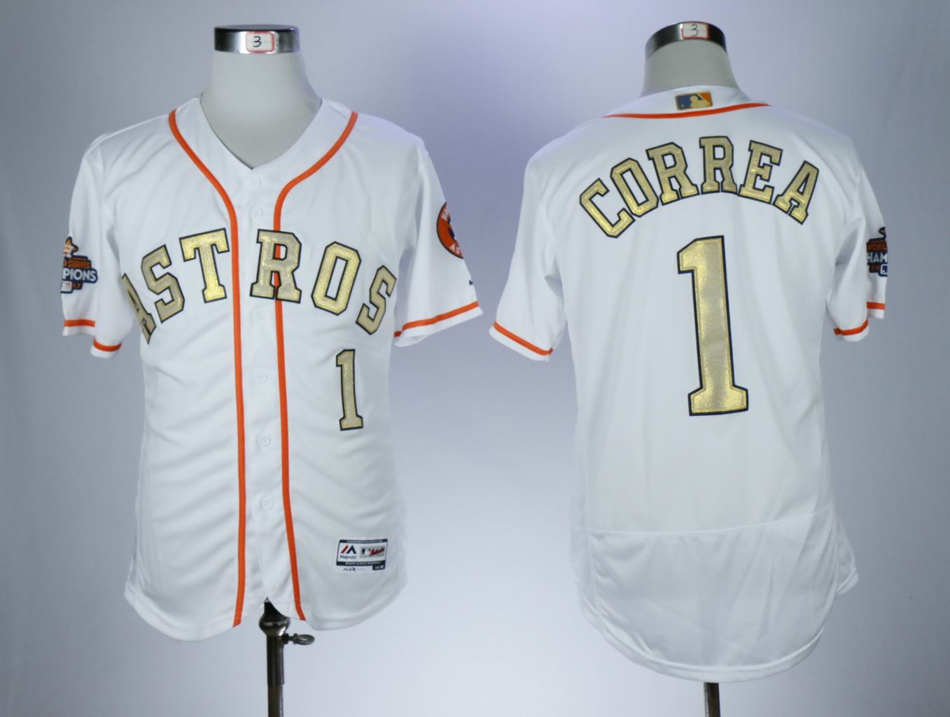 2017 world championship Houston Astros gold jerseys-029